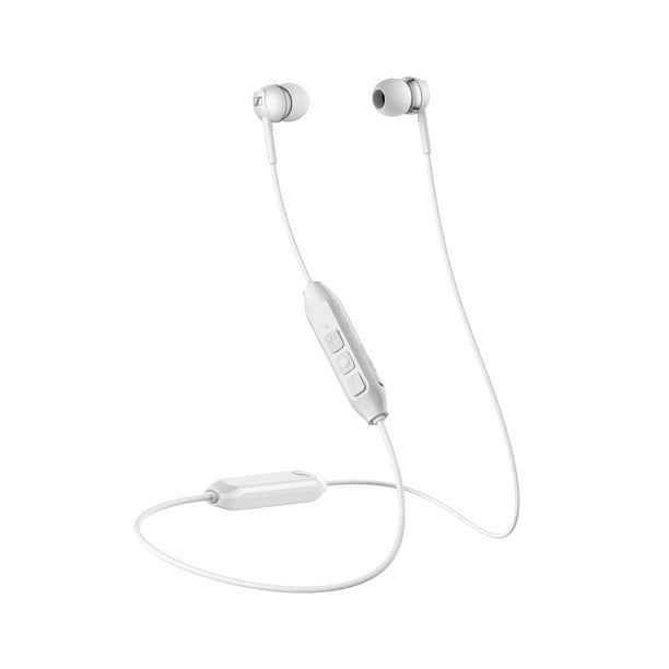Sennheiser CX 150BT Auriculares inalámbricos Bluetooth 5.0 - Duración de la batería de 10 horas, carga rápida USB-C, conectividad de dos dispositivos - Blanco (CX 150BT Blanco)