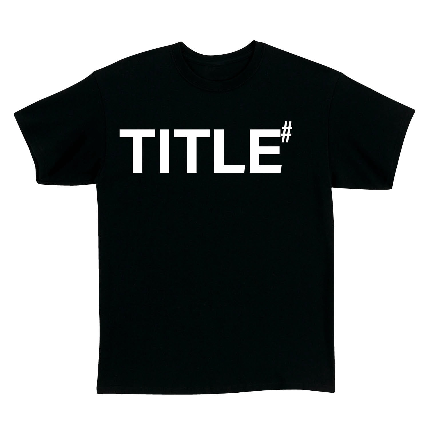 To The X Power Personalized Black T-Shirt
