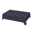 thumbnail image 1 of DouZhe Rectangular Tablecloth, Dark skulls and Bones Table Cloth for Kitchen Dinning Tabletop, 72" x 54" Waterproof Polyester Table Cover, 1 of 8