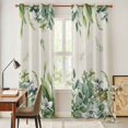 thumbnail image 5 of Kitchen Curtains 84 Inch Length 2 Panels, Spring Eucalyptus Leaves Grommets Window Treatment Curtain, Rustic Plants Botanical Beige Thermal Curtains Drapes for Living Room/Bathroom, 5 of 9