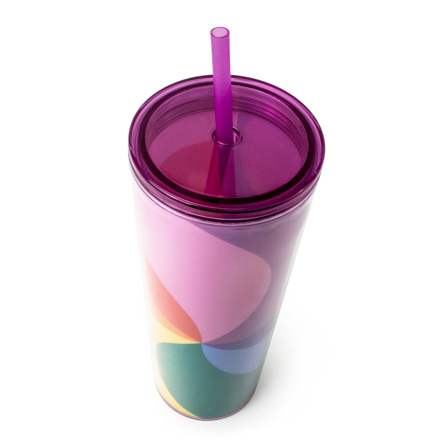 Mainstays - 700 ml Rainbow Vortex Tumbler