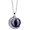 Silver, variant on AYYUFE MultiRotation Dragon Eye Moon Pendant Chain Necklace