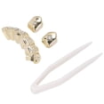 thumbnail image 3 of Gold Teeth Brace, Universal Unique Teeth Brace, Gold-Plated Brass For Lower Teeth Upper Teeth Gold, 3 of 8