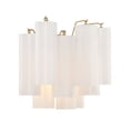 thumbnail image 5 of ADD-302-AG-WH Crystorama Lighting Addis - 2 Light Wall Mount-11.75 Inches Tall and 14.5 Inches Wide-Aged Brass Finish-White Glass Color, 5 of 10
