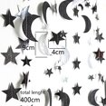 thumbnail image 2 of 2 uds estrellas de verano y luna reflectantes banderas de flores, decoración para fiesta de boda de cumpleaños, 2 of 5