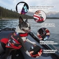 thumbnail image 4 of Chaleco salvavidas Dogcheer Cute Shark para nadar negro L, 4 of 7