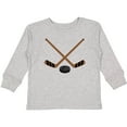 thumbnail image 3 of Inktastic Sports Hockey Sticks Boys or Girls Long Sleeve Toddler T-Shirt, 3 of 5