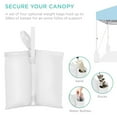 thumbnail image 6 of Best Choice Products 10x10ft Easy Setup Pop Up Canopy w/ 1-Button Setup, Wheeled Case, 4 Weight Bags - French Blue/White, 6 of 9