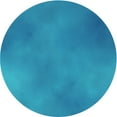 thumbnail image 1 of Ahgly Company Machine Washable Indoor Round Transitional Blue Area Rugs, 4' Round, 1 of 7