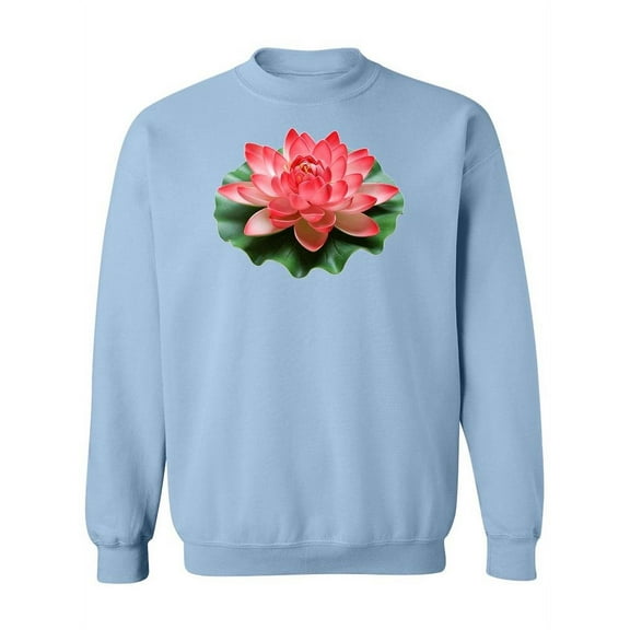 Beautiful Lotus Flower, Design. Sweatshirt Women -Image by Shutterstock, Female Large
