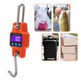 thumbnail image 4 of Hanging Scale Tool, Crane Scale Digital Display Waterproof 300KG Range LB KG N  For Farm Orange, 4 of 8