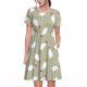 thumbnail image 1 of Easygdp Funny Chicken para Vestido Transpirable de Mujer, Vestido Suelto de Manga Corta con Pliegues y Bolsillos para el Verano, 1 of 6