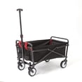thumbnail image 5 of YSC Folding Beach Wagon – Collapsible Cart with Wheels – Utility Shopping Basket – Everyday Carrying Wagon, 5 of 15