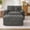 Gray-Two-seater sofa, variant on VEPXXP 56" Double Sofa Recliner - Modern Chenille Fabric Loveseat with Manual Adjustable Backrest for Living Room Small Space Compact Theater Couch - Blue