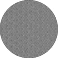 thumbnail image 1 of Ahgly Company Tapis Rond Lavable en Machine Intérieur Transitionnel Gris Foncé, 6 Pieds Rond, 1 of 7