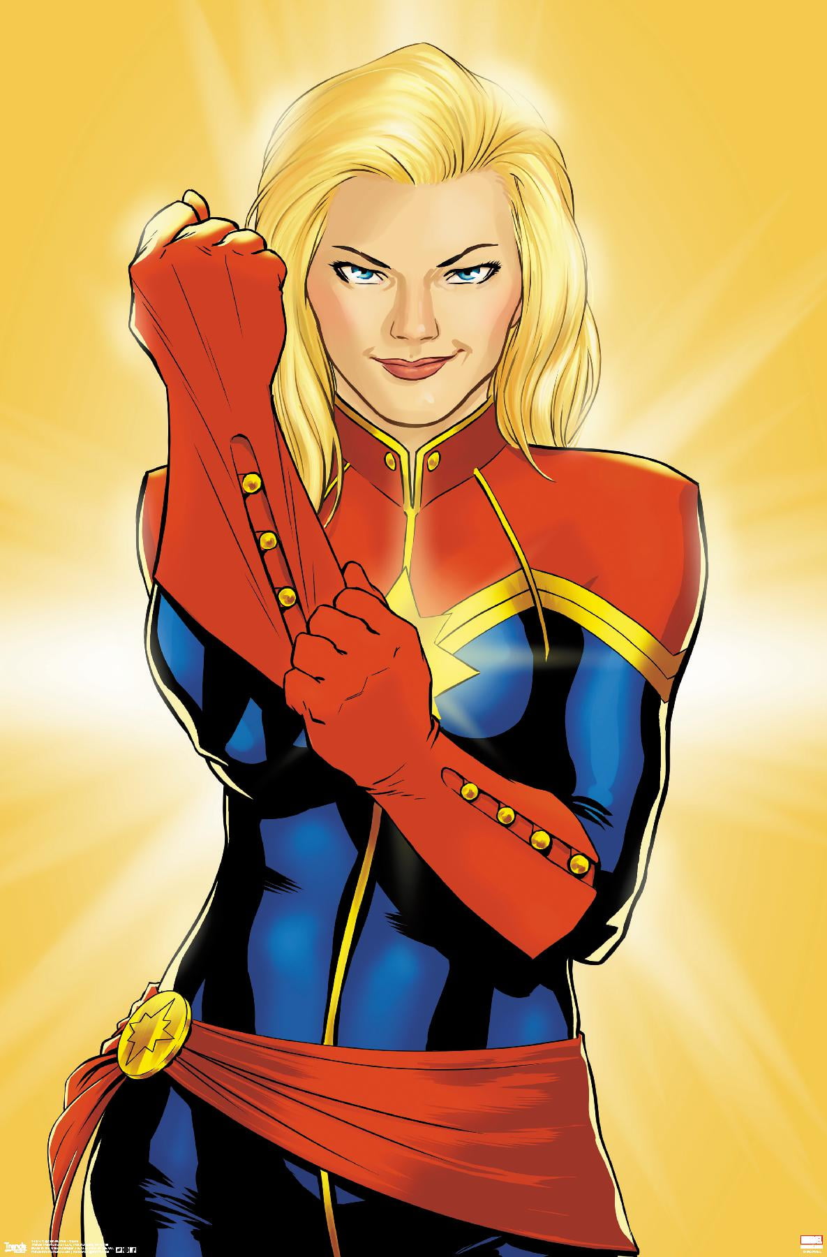 Captain Marvel Heroic Poster 22.375"×34" 