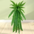 thumbnail image 4 of Ludlz Artificial Plant Simulated UV Resistant Plastic Decorative Green Imitation Fern Grass Ornament for Garden, 4 of 8