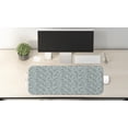 thumbnail image 2 of Vintage Computer Mouse Pad, Floral Rustic Composition with Blossoming Branches Wildflowers Garden, Rectangle Non-Slip Rubber Mousepad Large, 31" x 12" Gaming Size, Pale Blue Cream Umber, by Ambesonne, 2 of 2