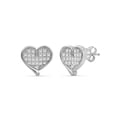 thumbnail image 2 of JewelersClub 1.00 Carat T.W. White Diamond Sterling Silver 3 Piece Heart Jewelry Set, 2 of 10