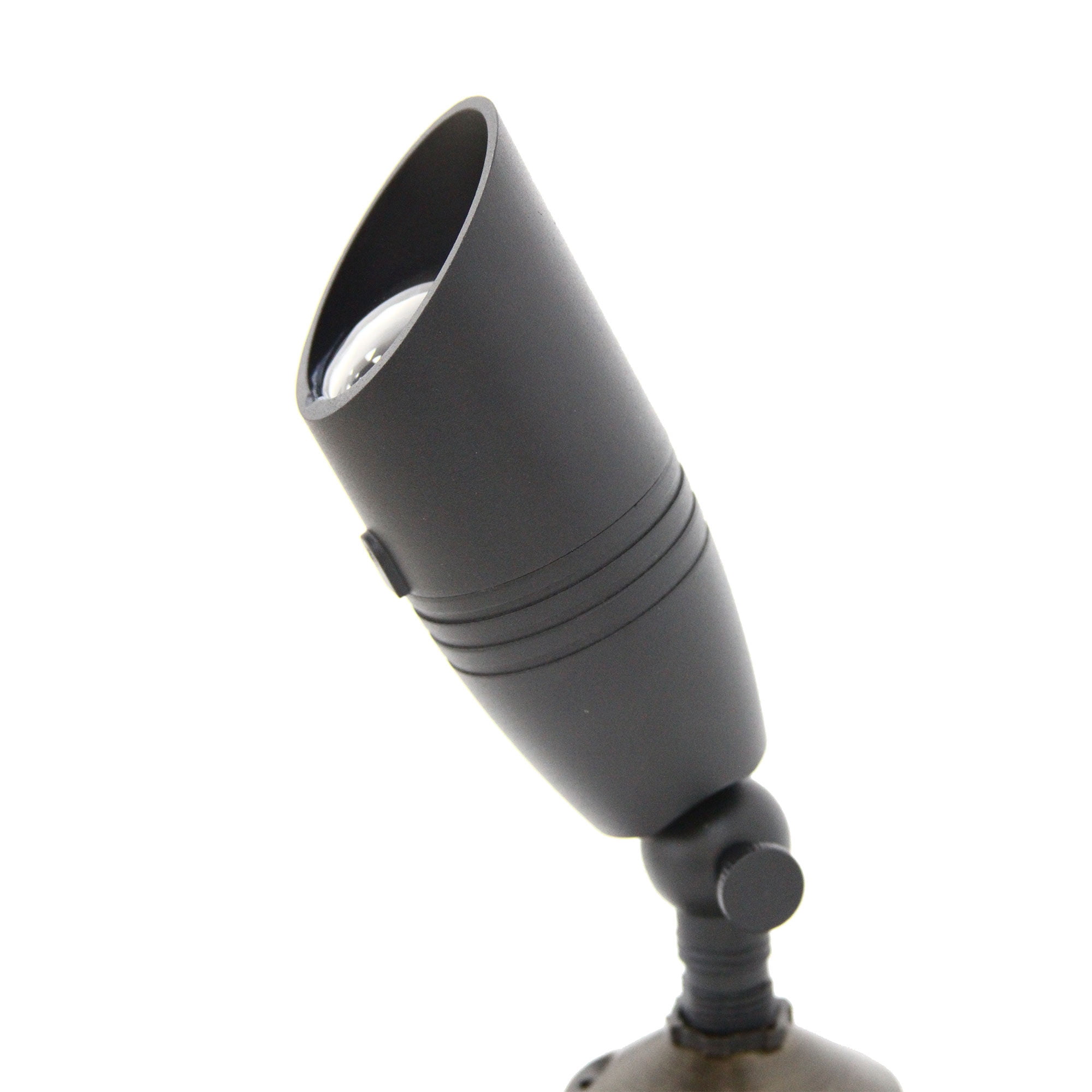LNC 6W Solid Bronze LED Outdoor Spotlight 2700K Warm White 490 Lumens for Low Voltage Landscape Lighting of Yard, Lawn, Garden, Patio, Trees & House
