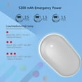 thumbnail image 3 of Reusable Hand Warmer Rechargeable, Portable Double-Sided Pocket Hand Warmer Phone Charger,Sliver, 3 of 3