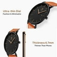 thumbnail image 2 of LAVAREDO Mens Watch Minimalist Waterproof Quartz Watches for Men Business Dress Casual Watch with Stainless Steel Mesh Band Gift for Man, 2 of 8