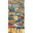 thumbnail image 2 of Meagher, Megan 9x14 Gold Ornate Wood Framed with Double Matting Museum Art Print Titled - Primary Rooftops II, 2 of 4