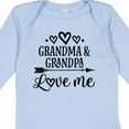 thumbnail image 4 of Inktastic Grandma Grandpa Love Me Arrow Boys or Girls Long Sleeve Baby Bodysuit, 4 of 5