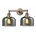 thumbnail image 2 of Innovations Lighting 208-AC-G73 2 Light Bathroom Fixture, Antique Copper, 2 of 3