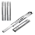 thumbnail image 1 of Drawer Slides, 2 Pack Full Extension Ball Bearing Telescoping Sliding Rails with 260 lb Load Capacity Drawer Runners for Cabinets Furniture RVs Trucks Vending Machines, 45cm/17in, 1 of 6