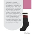 thumbnail image 7 of MeMoi Women's Varsity Chenille Plush-Lined Slipper Socks - Mens - Male, 7 of 7