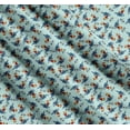 thumbnail image 3 of Soimoi Cotton Cambric Fabric Text,Rugby Ball & Bird Cartoon Printed Fabric 1 Yard 42 Inch Wide, 3 of 7
