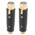 thumbnail image 2 of Adaptador hembra a XLR ANGGREK 2 Conectores de Cable de Micrófono de Metal 3 Pines, 2 of 8