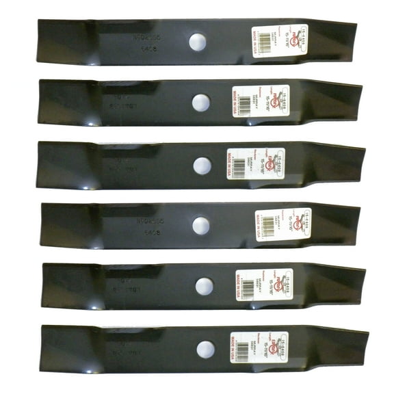 6PK 6408 Rotary Mulching Blades Compatible With Murray 056631E701, 656631