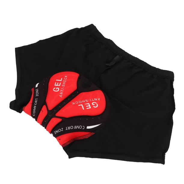 ROPA Interior de Ciclismo 3d Silicona Acolchada Transpirable Secado Rápido Pantalones Cortos de bicícleta de Montaña forro para verano montar en cartera negros