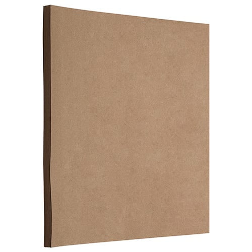 JAM Paper Solid Colors, 8 1/2 x 11, Brown Kraft Grocery Bag, 28lb, 100 per Pack