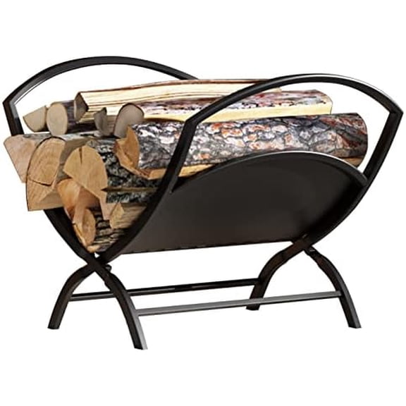 Folding Firewood Rack Indoor/Outdoor, Stacking Storage Rack for Firewood