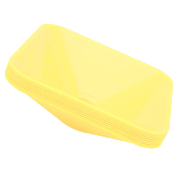 Training Cones, Square Disc Cone Set Stackable UV Proof For Basketball Blue,Green,Black,Yellow,Orange
