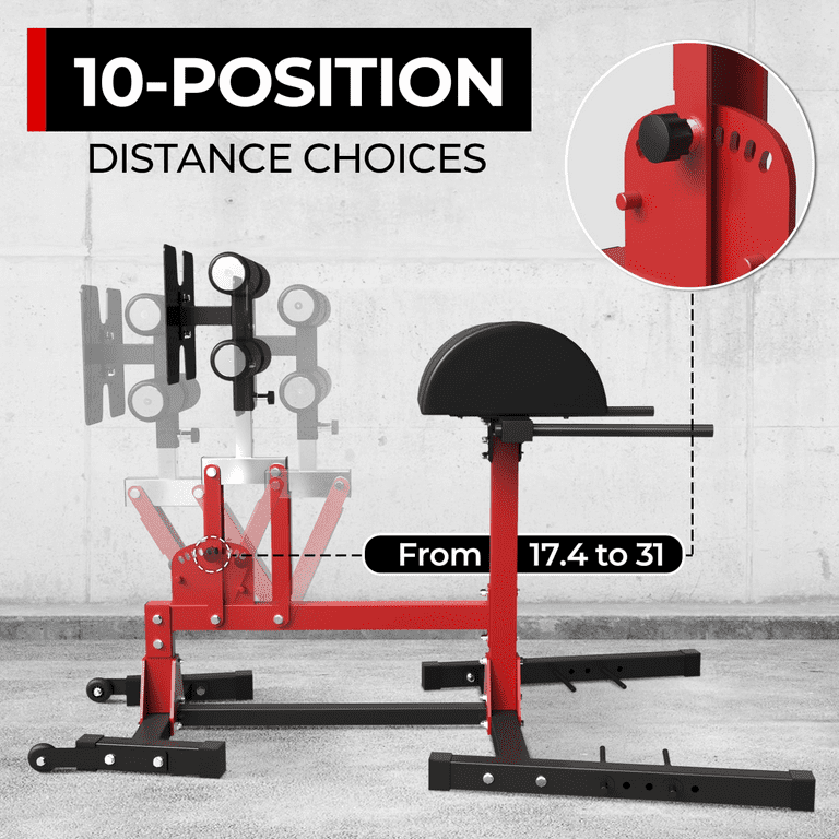 syedee Glute Ham Developer Machine GHD Resistance Hyperextension