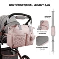thumbnail image 4 of Multifunctional and stylish diaper bag in pink, 4 of 5