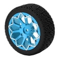 thumbnail image 4 of RC Wheel Tires, Aluminum Alloy Rim Improving Stability For 1/10 Metal Wheels Tires  For 1/10 Flat Sports Car Blue, 4 of 8