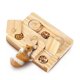 thumbnail image 1 of Guinea Pig Foraging Toys 6 in 1 Wooden Toys for Guinea Pig Educational Interactive Hide Treats Toys, 1 of 5
