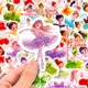 thumbnail image 2 of Paquete de pegatinas de vinilo con dibujos animados y bailarina, 50 unidades, 2 of 2