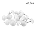 thumbnail image 3 of Furniture Feet Nail Chair Table Leg Protector Pad 14mm Dia Plastic 40pcs, 3 of 4