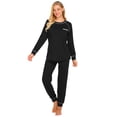 thumbnail image 5 of Ekouaer Pajamas Set for Women Soft Comfy Pjs Sets Long Sleeve Sleepwear Loungewear, 5 of 6