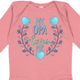 thumbnail image 4 of Inktastic My Opa Loves Me with Flowers and Hearts Boys or Girls Long Sleeve Baby Bodysuit, 4 of 5