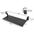thumbnail image 5 of Stand Up Desk Store Large Clamp-On Retractable Adjustable Height Under Desk Keyboard Tray | for Desks Up to 1.5" (Large, 33" Wide), 5 of 9