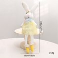 thumbnail image 4 of Giant Stuffed Easter Bunny, Super Soft Plush Rabbit Figurine, Cute Living Room Decor, Holiday Gift & Snuggly Friend for All Ages Yellow, 4 of 4