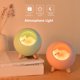 thumbnail image 4 of leyfeng Lovely Cats House Lámpara de noche Niños Dormitorio Recargable Leds Luz para dormir Niños Regalos de cumpleaños Portátil, 4 of 8