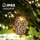 thumbnail image 2 of Linterna solar al aire libre, lámpara solar al aire libre IP65 luz impermeable iluminación decorativa para jardín, terraza, patio, pasillo de césped, entrada, patio de fiesta y camino Lumten, 2 of 5